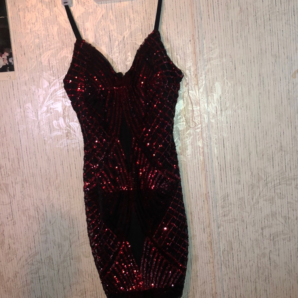 Red/black dress